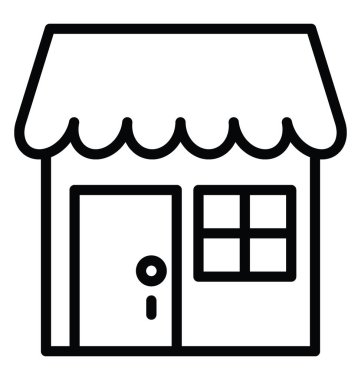 Dükkanı vektör simgesi