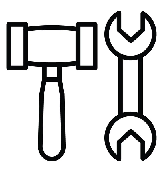 Werkzeuge Vektor-Symbol — Stockvektor