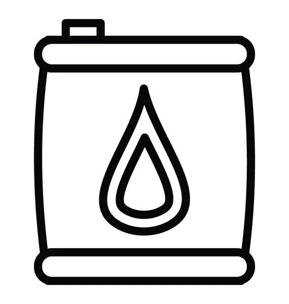 Aceite barril vector icono — Vector de stock