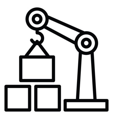 Sanayi vektör simgesi