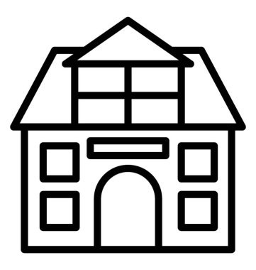 Konak vektör simgesi