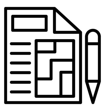 ev planı vektör simgesi