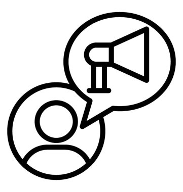 Promosyon vektör simgesi