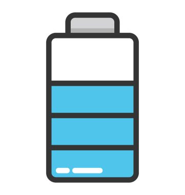 Mobil pil vektör simgesi