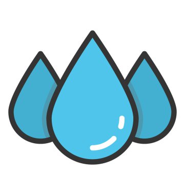 Damla vektör simgesi