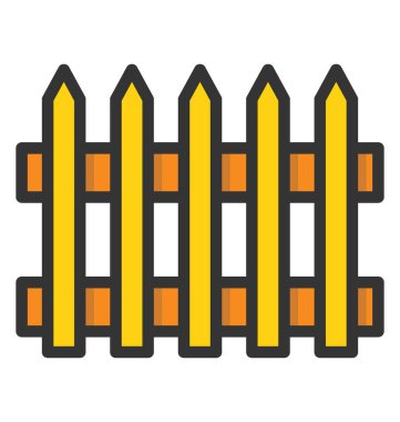 Çit vektör simgesi