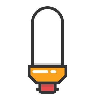 Enerji tasarrufu vektör simgesi