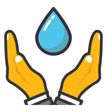 Su gün Logo vektör simge