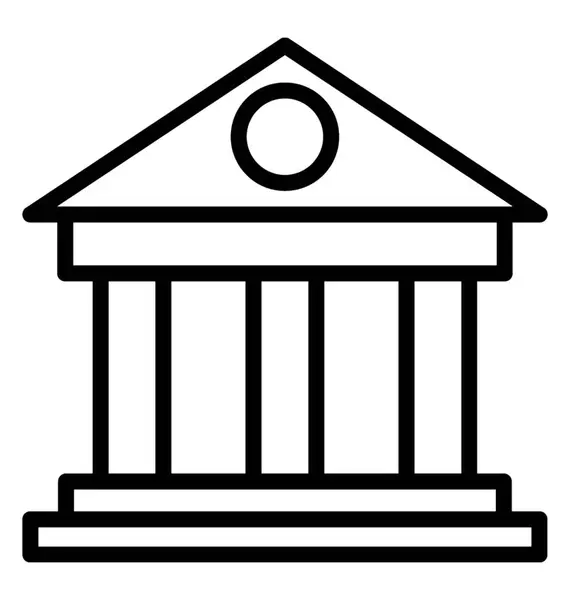 Sąd wektor ikona — Wektor stockowy