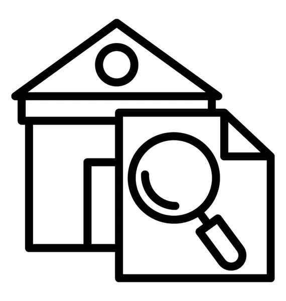Suche nach Home-Vektor-Symbol — Stockvektor