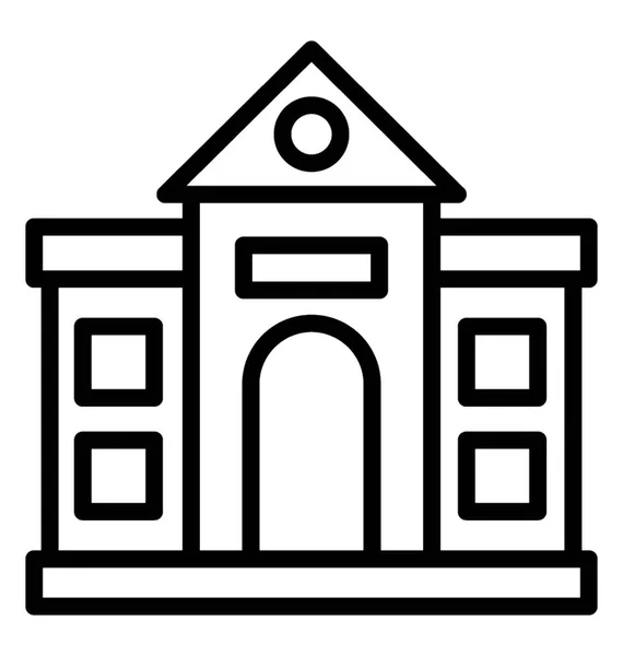 Icono del vector de la mansión — Archivo Imágenes Vectoriales