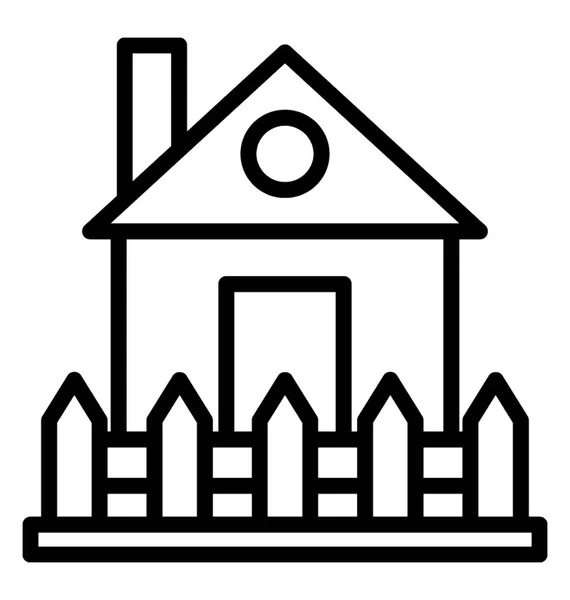 Cottage Vector Icon — Stock Vector