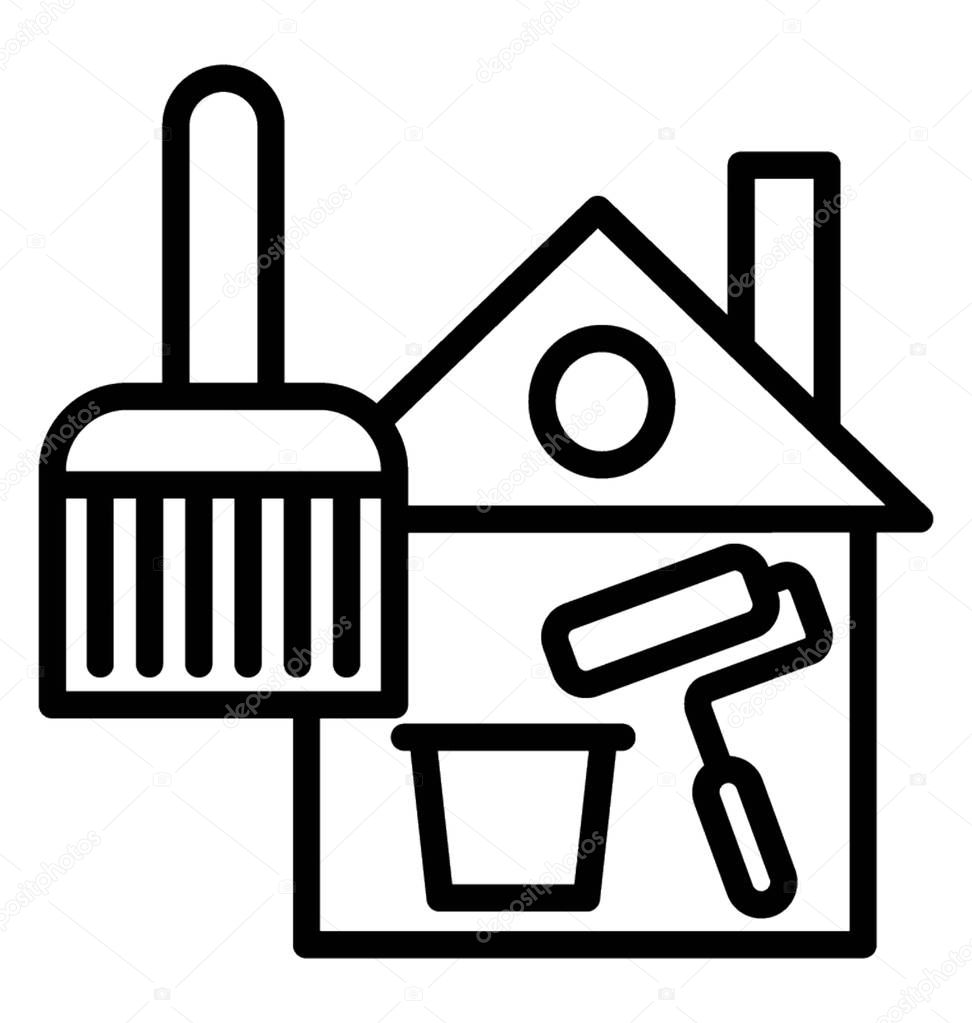 House Renovation Vector Icon