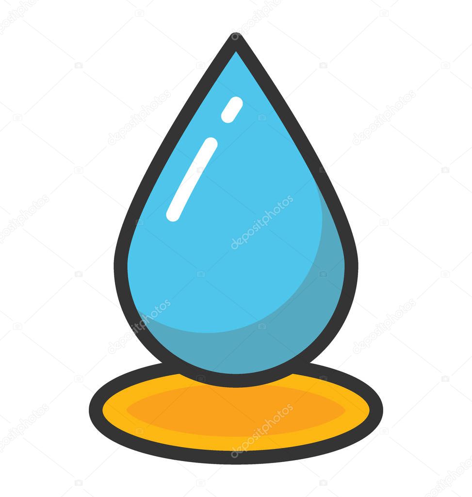 Droplet Vector Icon