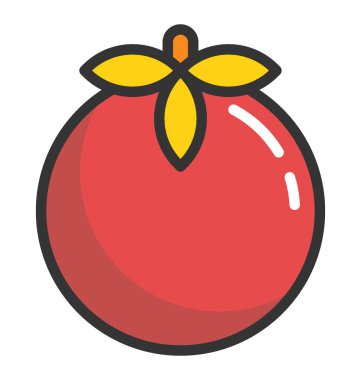 domates vektör simgesi