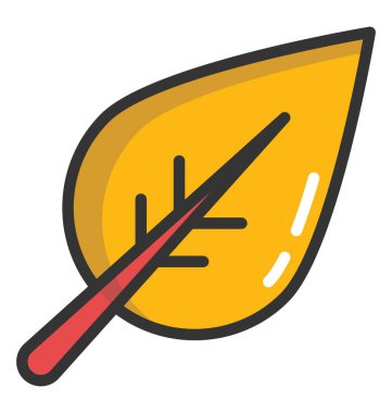 Yaprak vektör simgesi