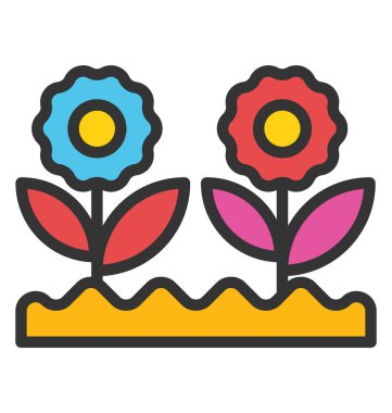 Daisy vektör simgesi