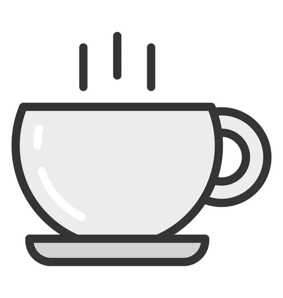 Cup of Tea Vector Icon — Stock Vector