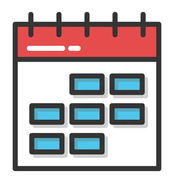 Εικονίδιο διανύσματος ημερολογίου — Διανυσματικό Αρχείο