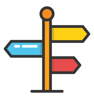 İmza posta vektör simgesi