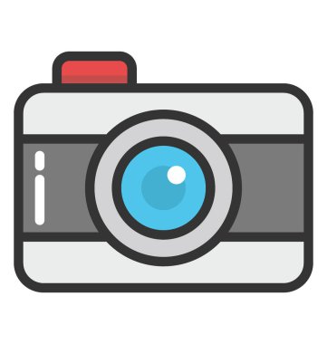 kamera vektör simgesi