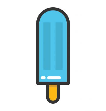 Buzlu şeker vektör simgesi