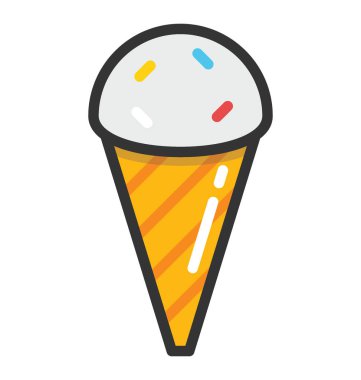 dondurma vektör simgesi
