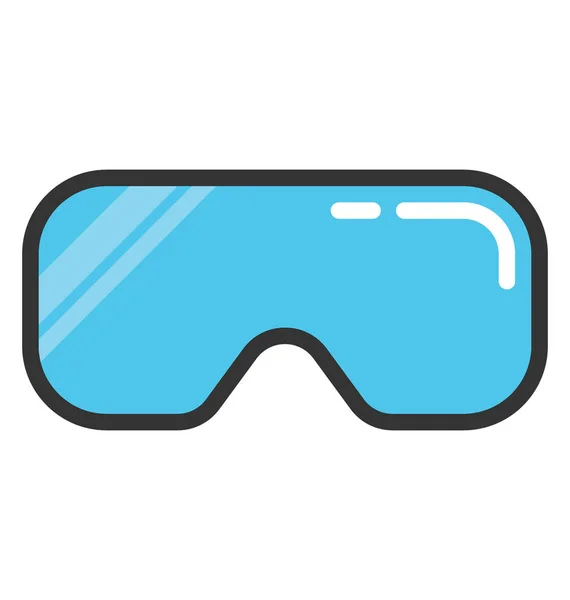 Skidglasögon vektor ikon — Stock vektor