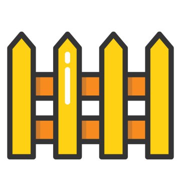 Çit vektör simgesi