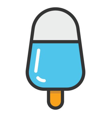 Buzlu şeker vektör simgesi