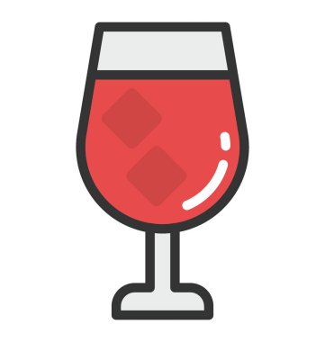 İçki vektör simgesi