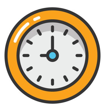 Saat vektör simgesi