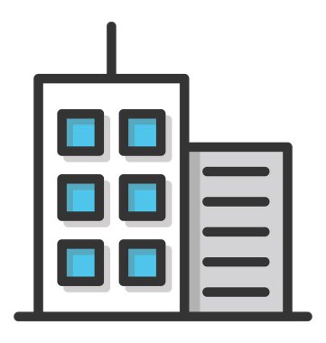 Gökdelen vektör simgesi