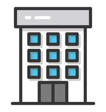 Ofis oluşturma vektör simgesi