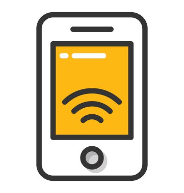 Hareket eden Hotspot vektör simgesi