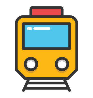 Tren vektör simgesi