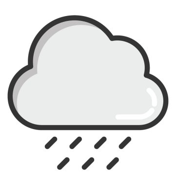 vektör simgesi yağmur