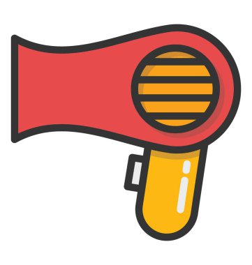 saç kurutma makinesi vektör simgesi