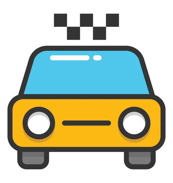 Таксі Таксі Прокат автомобілів вектор значок — стоковий вектор
