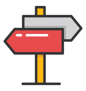 İmza posta vektör simgesi