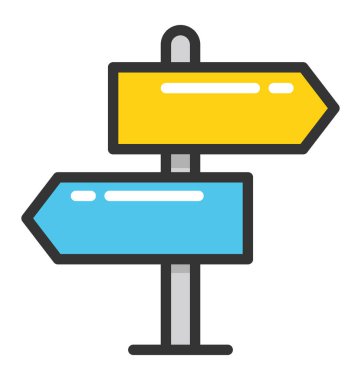 İmza posta vektör simgesi