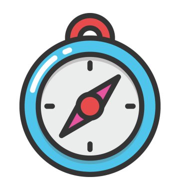 Pusula vektör simgesi