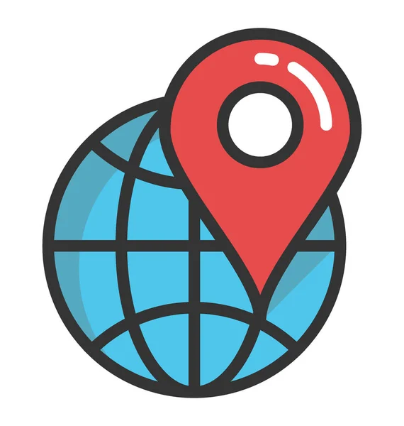 Global Positioning System Vector Icon — Stockvector