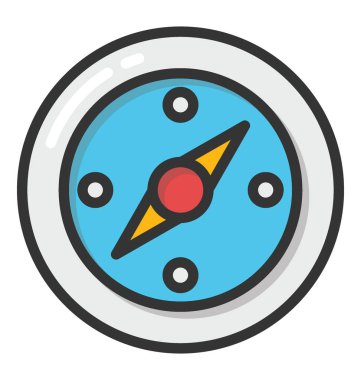 Pusula vektör simgesi