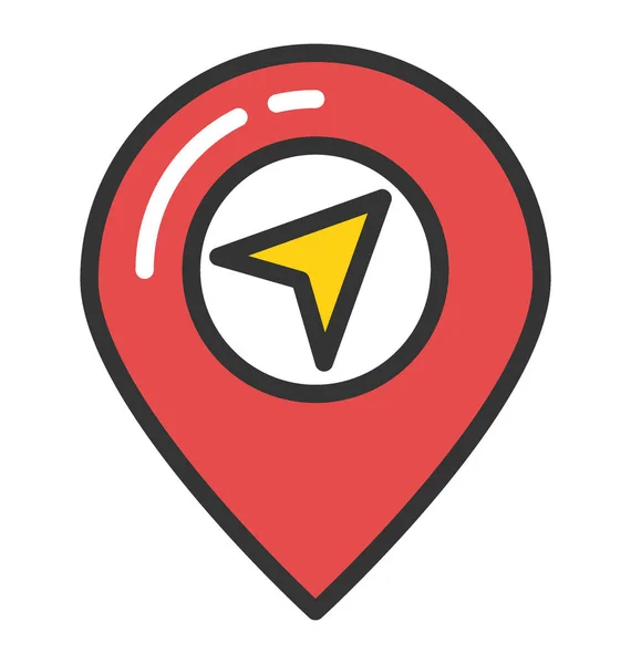 Localización pin vector icono — Vector de stock