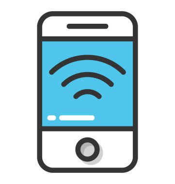 Hareket eden Hotspot vektör simgesi