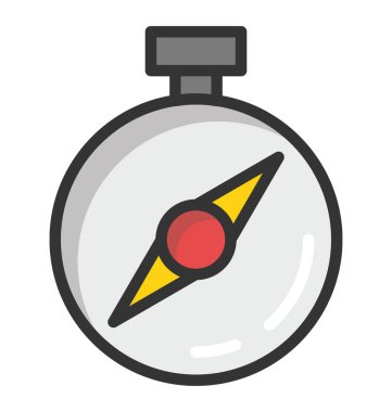 Pusula vektör simgesi