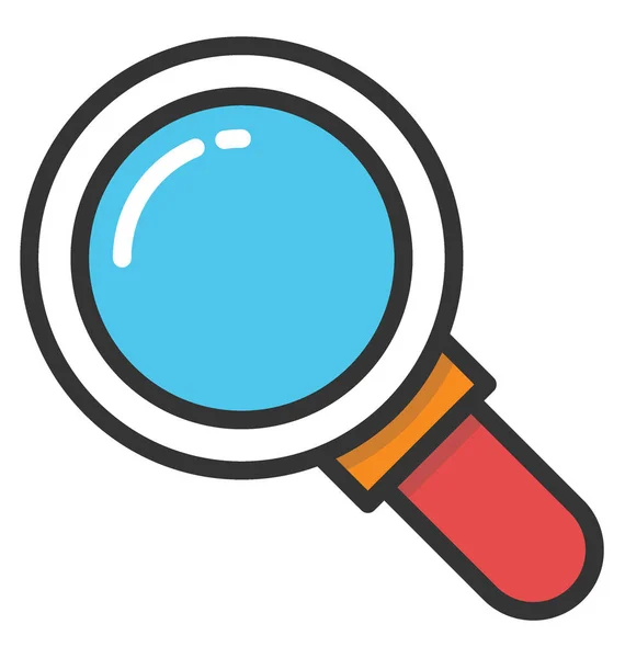 Magnifier Vector Icon — Stock Vector