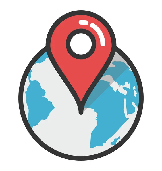 Global Positioning System Vector Icon — Stockvector