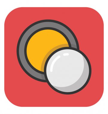 Kompakt toz vektör simgesi